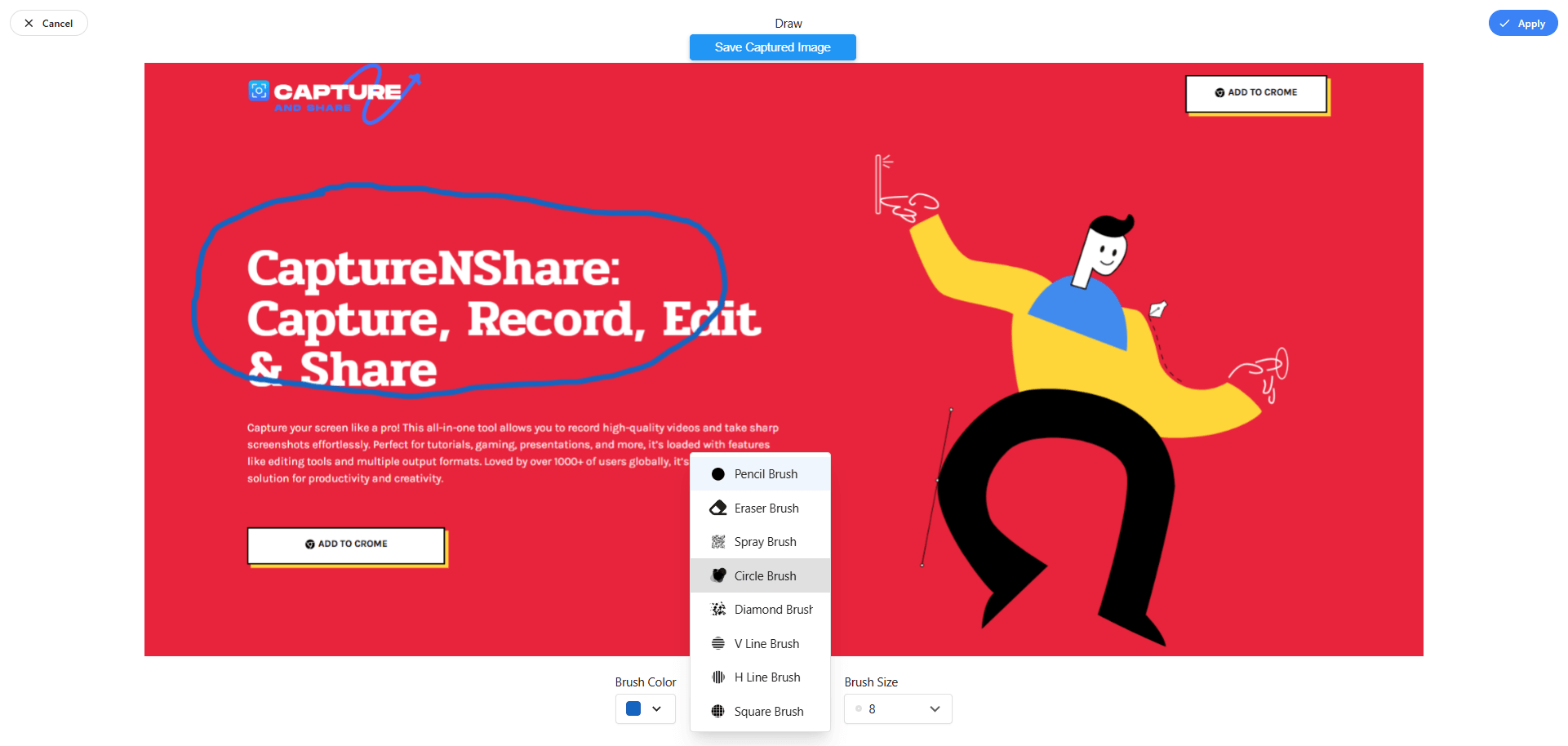 Annotate with Text & Drawing